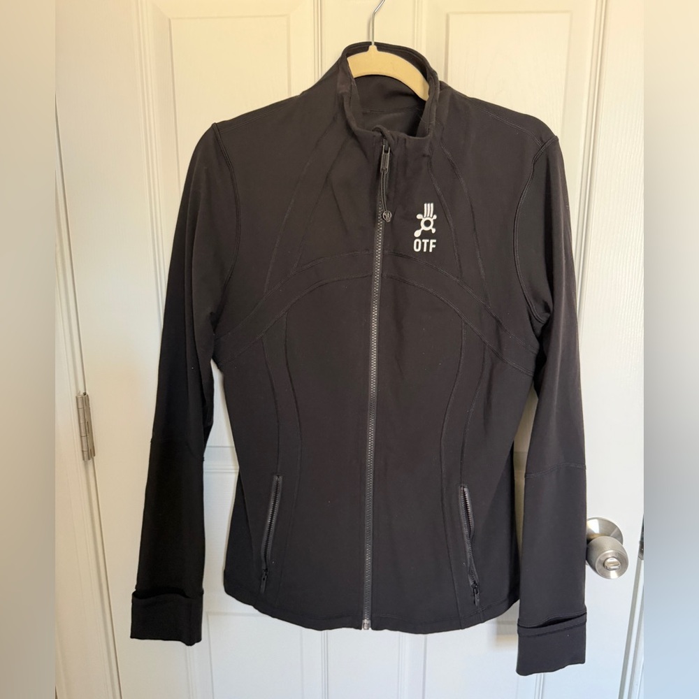 lululemon athletica Black Full-Zip Utility Jacket with OTF Logo